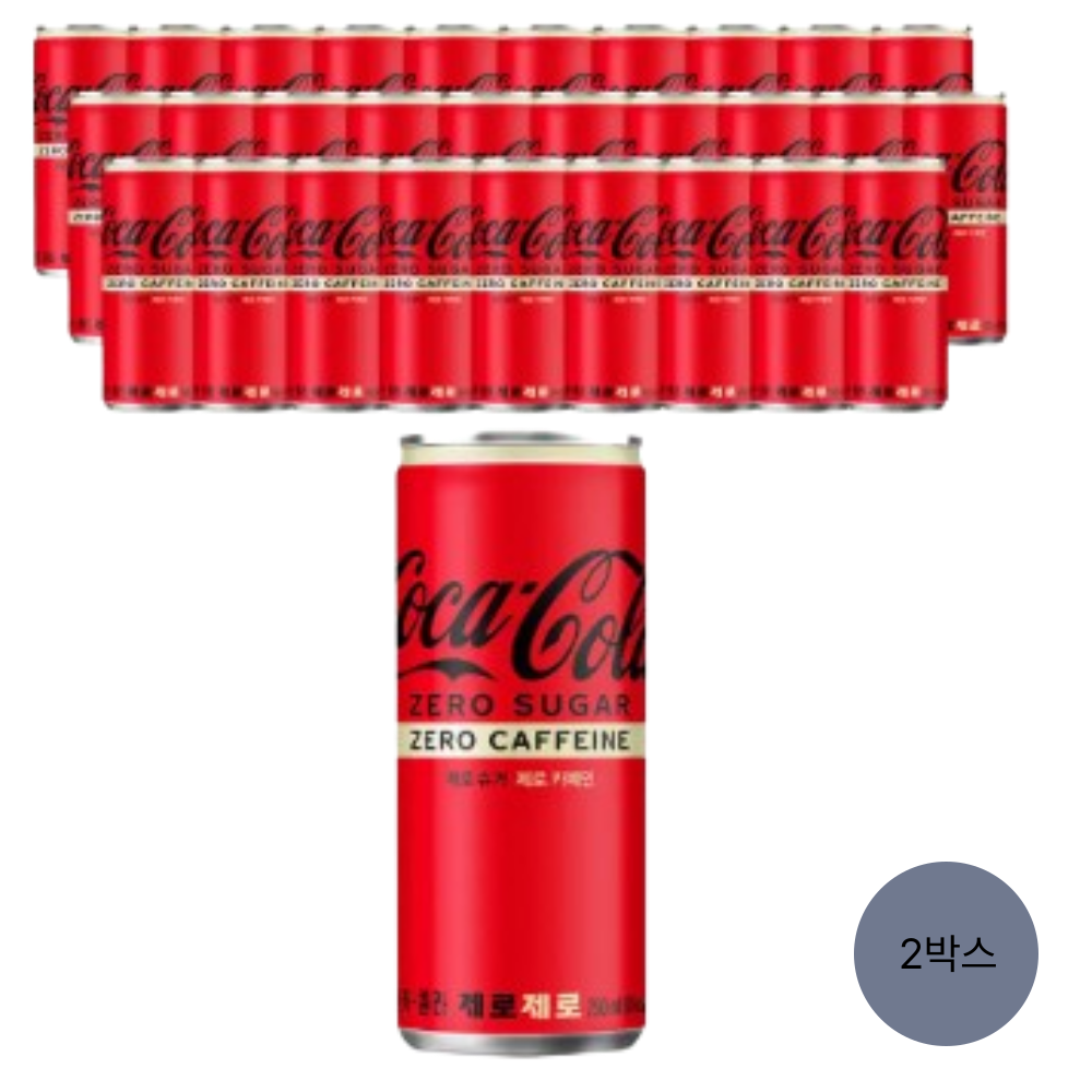 코카콜라 제로제로,250ml,60개 52,300원