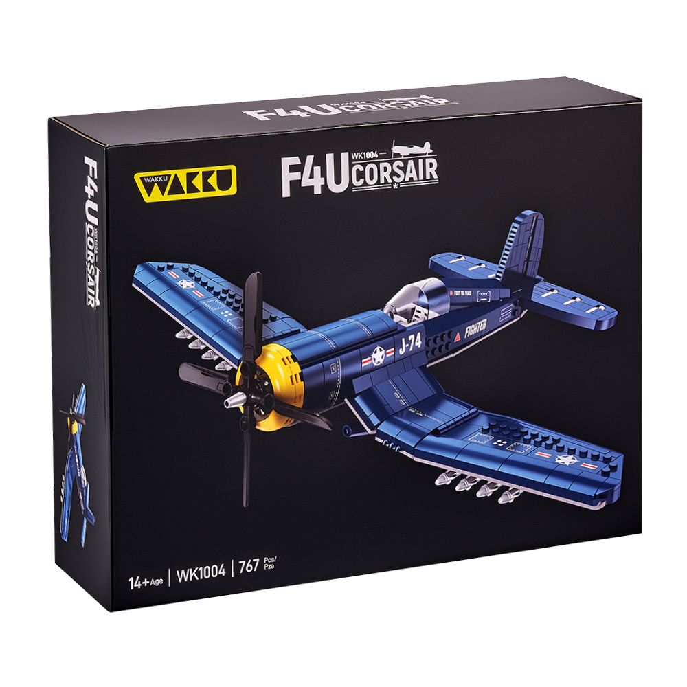 Wakku 군사 비행기 블럭완구 미해군 F4U전투기 레고호환블록 Pcs767, 블루, 1개 49,500원