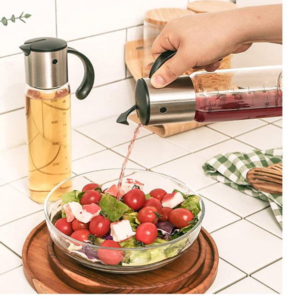 [당일발송][소소한주방]  자동개폐식 오토 오일병 2종중 선택 양념병 소스병 스텐글라스, 현재가 18,530원