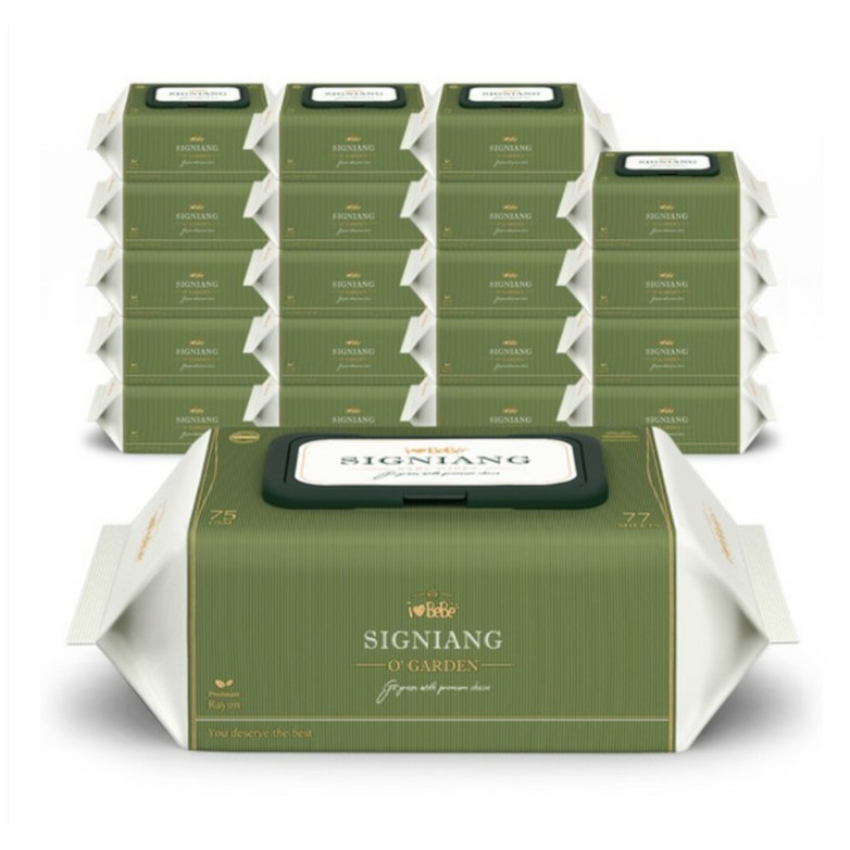 아이러브베베 시그니앙 오가든 아기물티슈 캡형 25,000원