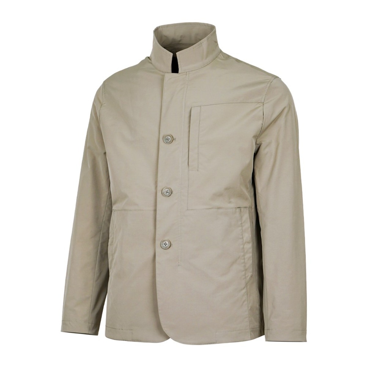 빌트모아 남성 봄 가을 겨울 디테쳐블 카라 사파리 점퍼 방수 자켓 98,000원