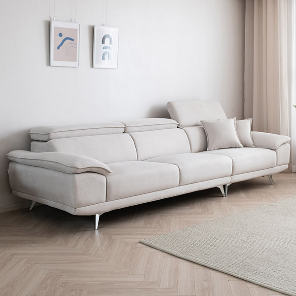 삼익가구 레이크 4인용 아쿠아텍스 헤드틸팅 소파 + 쿠션 2p 세트 방문설치 699,000원