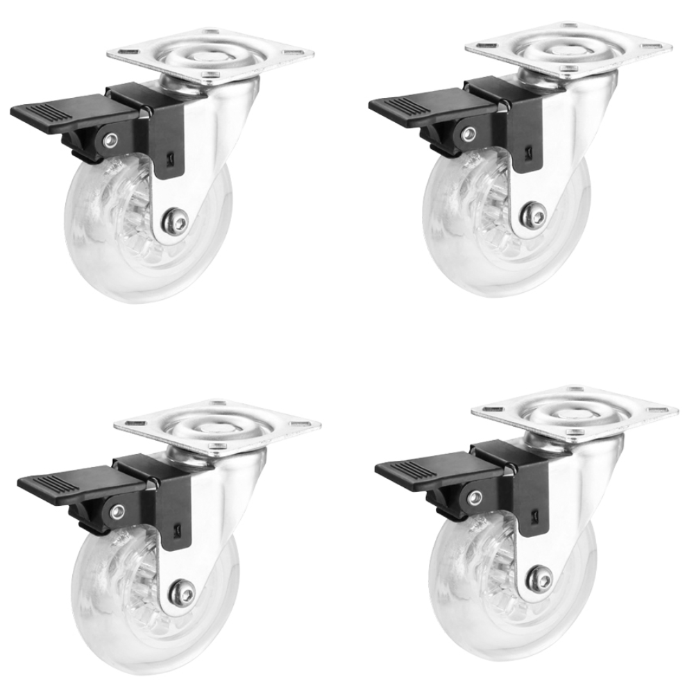 코랙코리아 무소음 인라인 우레탄 가구용 산업용 교체용 캐스터 바퀴, 1세트 11,600원