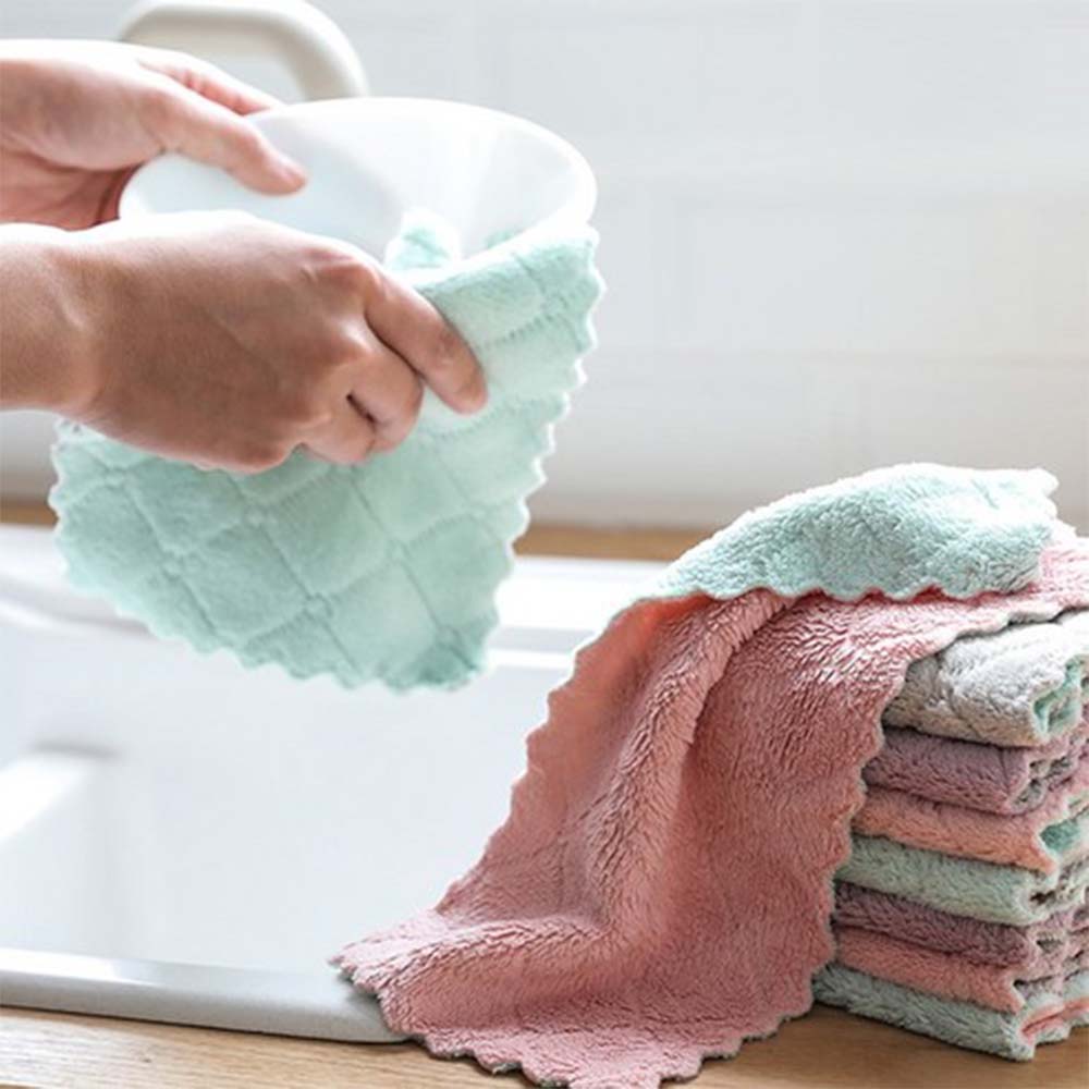 극세사 벨벳 요술행주 물먹는 주방 욕실 다용도 빨아쓰는 행주 6,500원