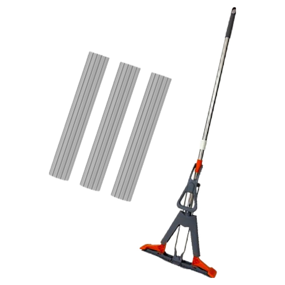 예그리나 와이드형 접이식 펄프형 물흡수 청소기 + 리필 펄프 헤드 3p 세트 10,500원