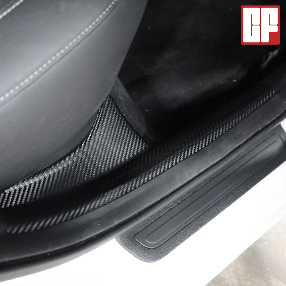 카프랜즈 호환 올뉴 더뉴 K3 카본 펠트 도어스텝커버 킥가드 튜닝 몰딩 시트지 21,000원