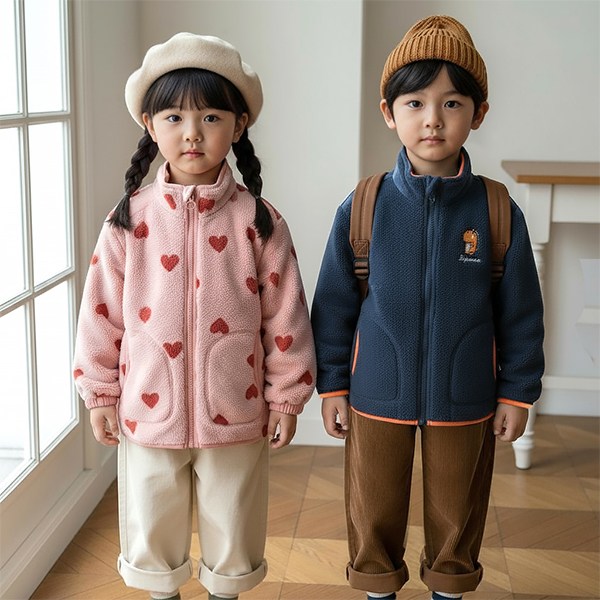 몽실이 폴라폴리스 집업점퍼 아동 유아 어린이 남아 여아 간절기 가을 후리스 자켓 18,510원