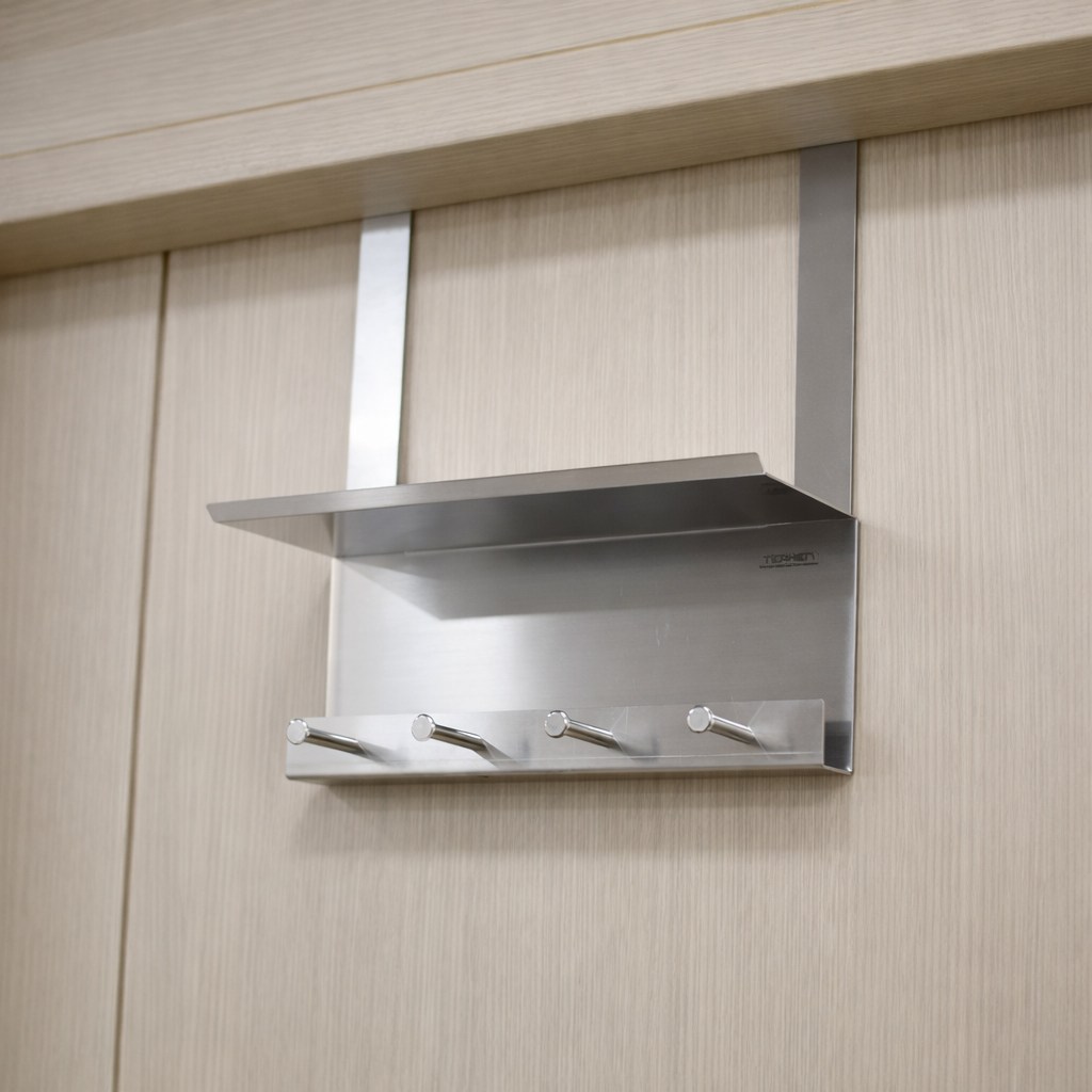 테르헨 미니멀 스테인레스 선반 방문 후크 랙 30cm, 1개, 상세설명참조 105,000원