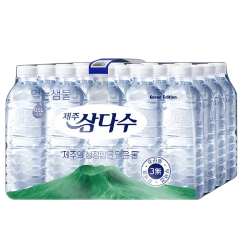 제주 삼다수 무라벨/라벨 랜덤배송 500ml, 120개, 500g, 120개 75,000원