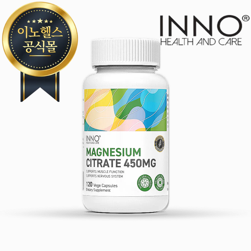이노헬스 마그네슘 시트레이트 450mg 120캡슐, 2개, 120정 72,000원