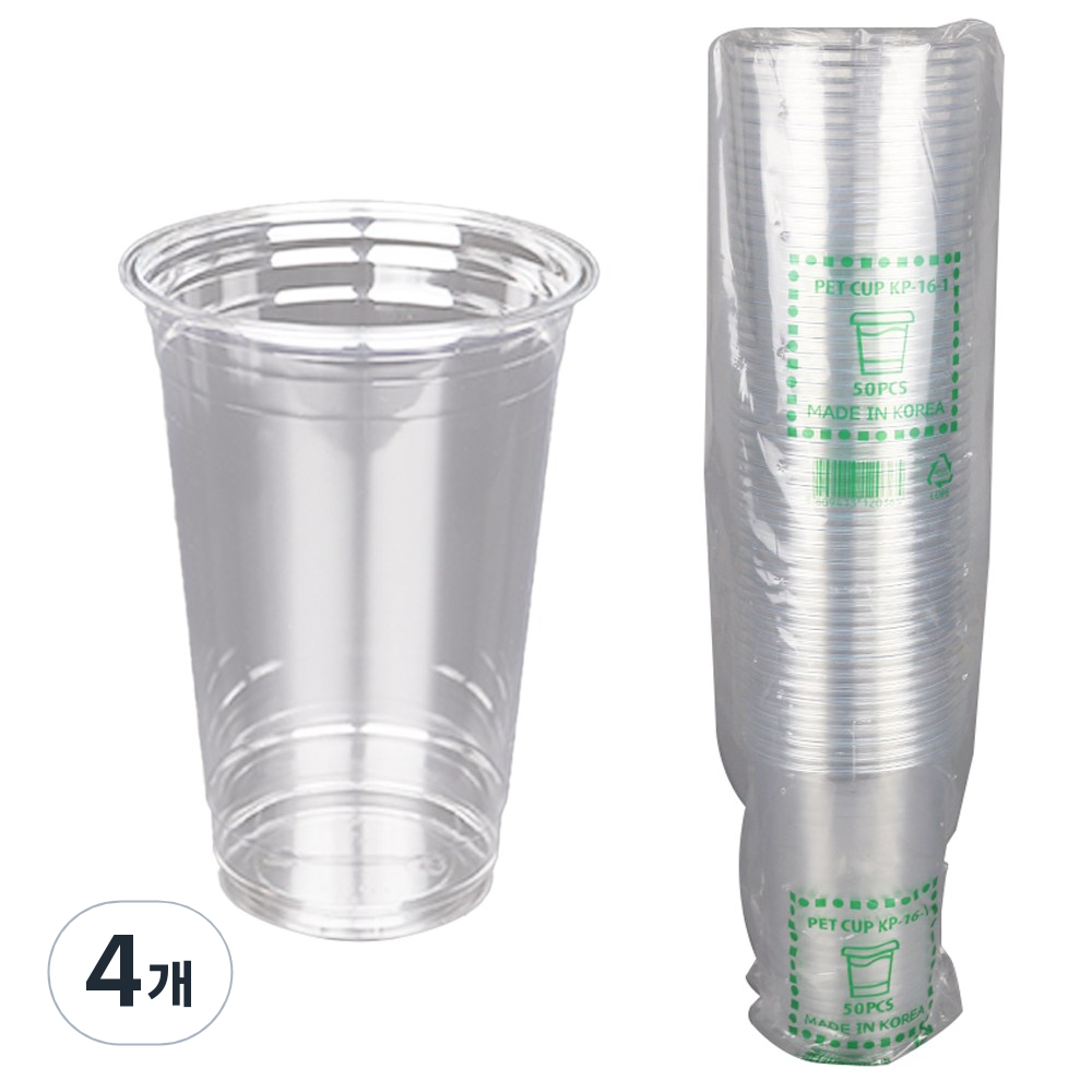 포담팩 카페테이크아웃 아이스컵 92파이 16온스 투명컵 24,810원