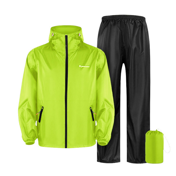 TMEI 상표등록제품 골프 비옷 남성골프우의 세트 우비 방수 방풍 골프레인슈트 오토바이 비옷 상하세트, 그린L, 1개 27,000원