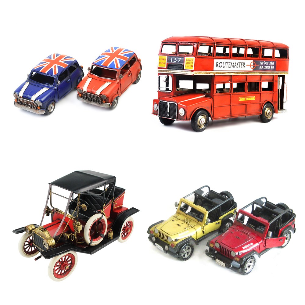 [아트 앤 크래프트] 빈티지 철제 모형 자동차 인테리어 소품 25,000원