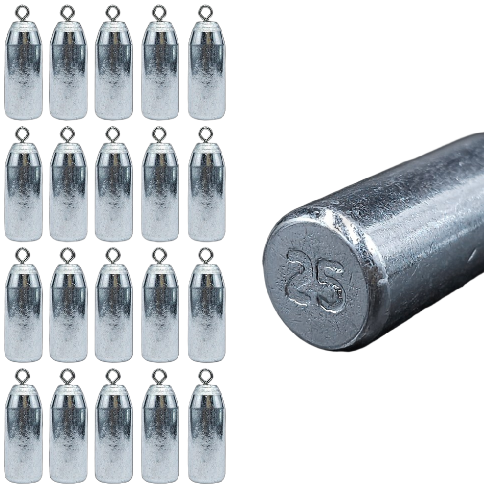 싸가지피싱 회전 강철추 20개 1세트 고리추 봉돌 대용량 묶음형 갑오징어 쭈꾸미 문어 싱커, 1세트, 20개입 9,500원