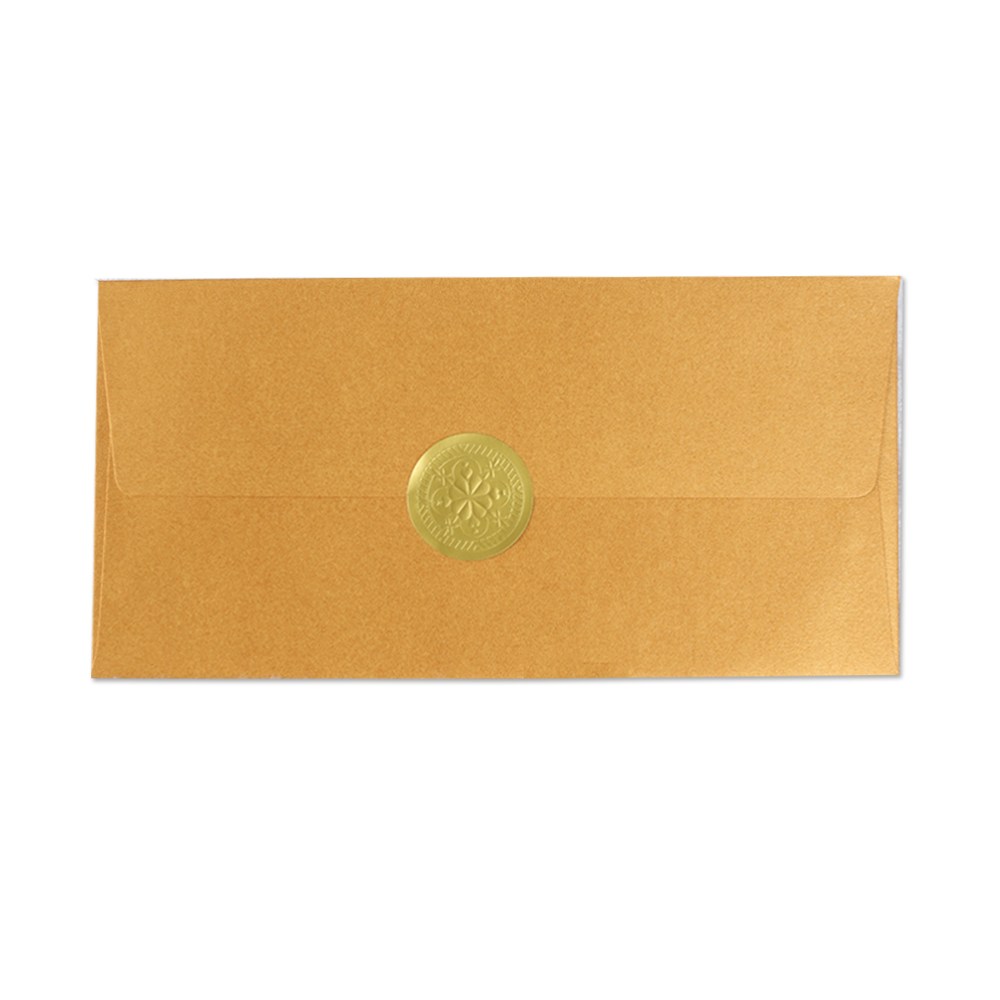 페이퍼포레스트 금색 골드 봉투 상품권 초대장 현금 GOLD 럭셔리 30P + 스티커 19,500원