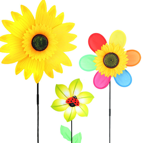 [ 호가 ] 바람개비 16종 해바라기바람개비 플라워바람개비, 해바라기 바람개비 중형, 1개 2,500원