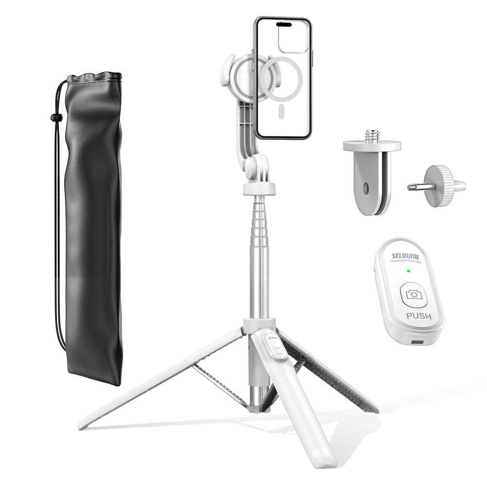 셀루미 N52 강력 마그네틱 맥세이프 스마트폰 셀카봉 화이트 155cm, SEL-MGS1550M(화이트), 1개 35,900원