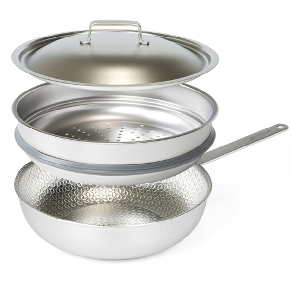 키친아트 프리미오 316 통5중 IH 인덕션 엠보 스테인리스 팬 냄비 세트 132,000원