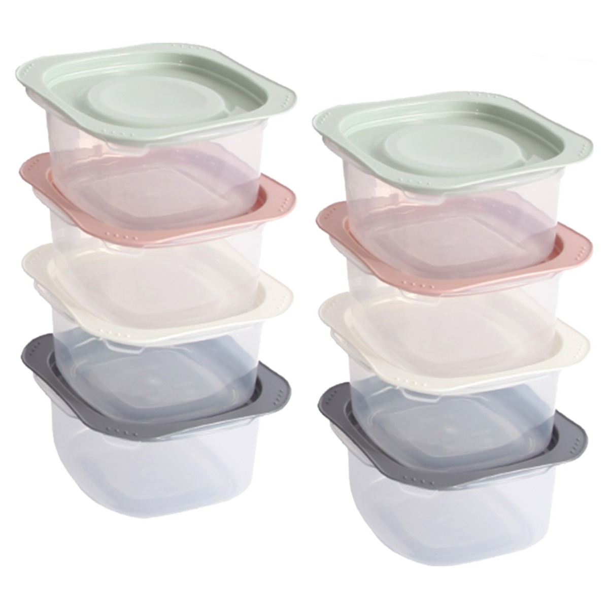 데일리쿡 전자레인지 냉동밥 보관 용기 혼합색상, 300ml, 8개 11,800원