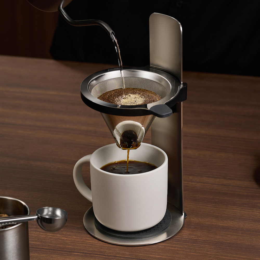 폴롭스 올인원 커피 스텐 높낮이조절 미세필터 드립타워, 1개, 커피 드립 타워 + 마그네틱 홀더 + 스테인레스 필터 + 컵 받침대, 500ml 33,910원