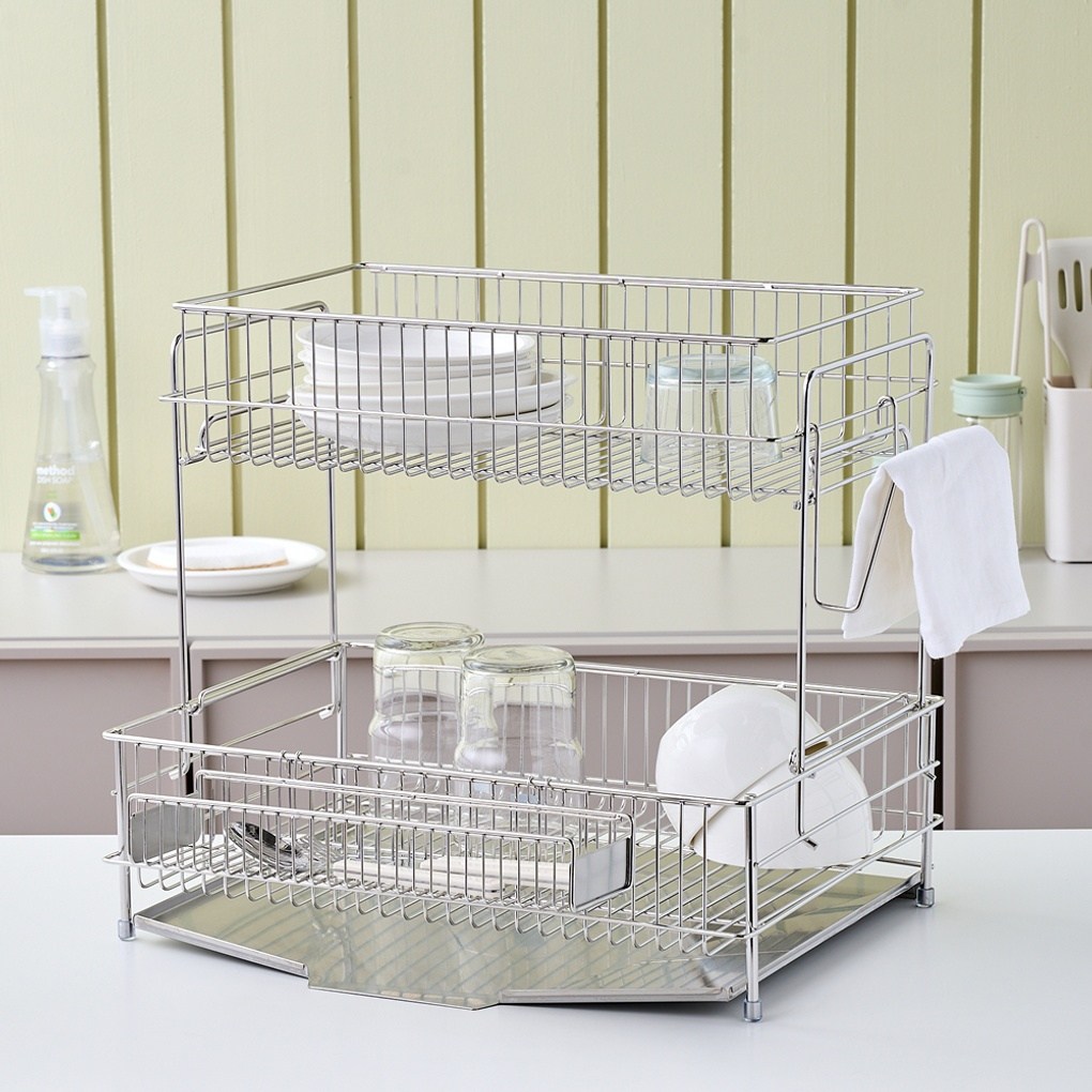 모던하우스 베이직 올스텐304 2단 식기건조대_WIREKING KO0125006 69,900원
