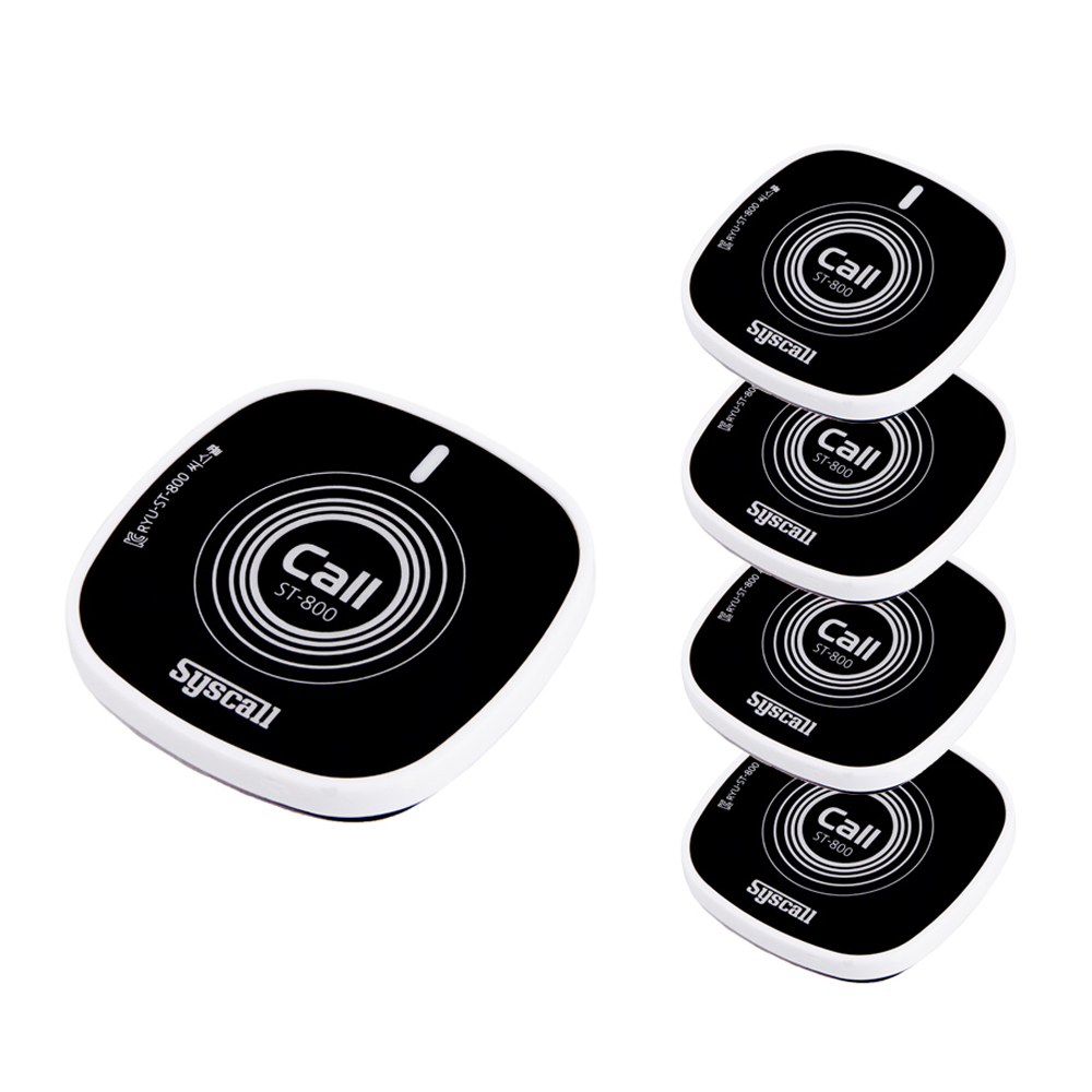 씨스콜 슬림사각 호출벨 ST-800, 5개, 블랙 + 화이트 35,650원