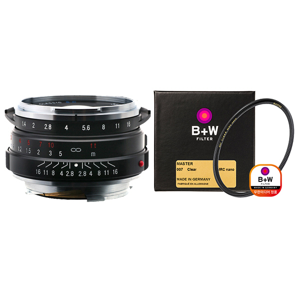 보이그랜더 NOKTON Classic 40mm F1.4 S.C VM마운트 + B+W MASTER 43 필터 증정 / 컴온탑 475,200원