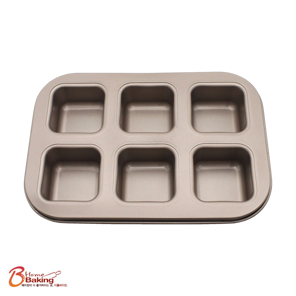 이홈베이킹 높은미니큐브빵틀6구 미니식빵틀 10,990원