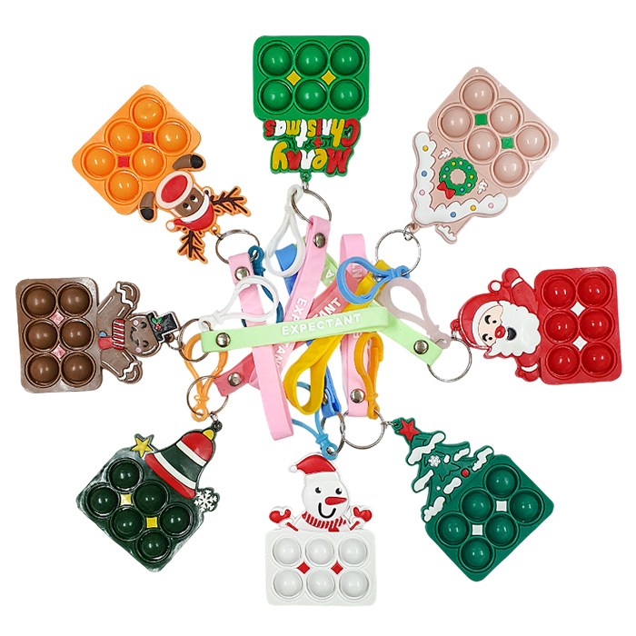 크리스마스 푸쉬팝 스트랩키링 24개세트 21,900원