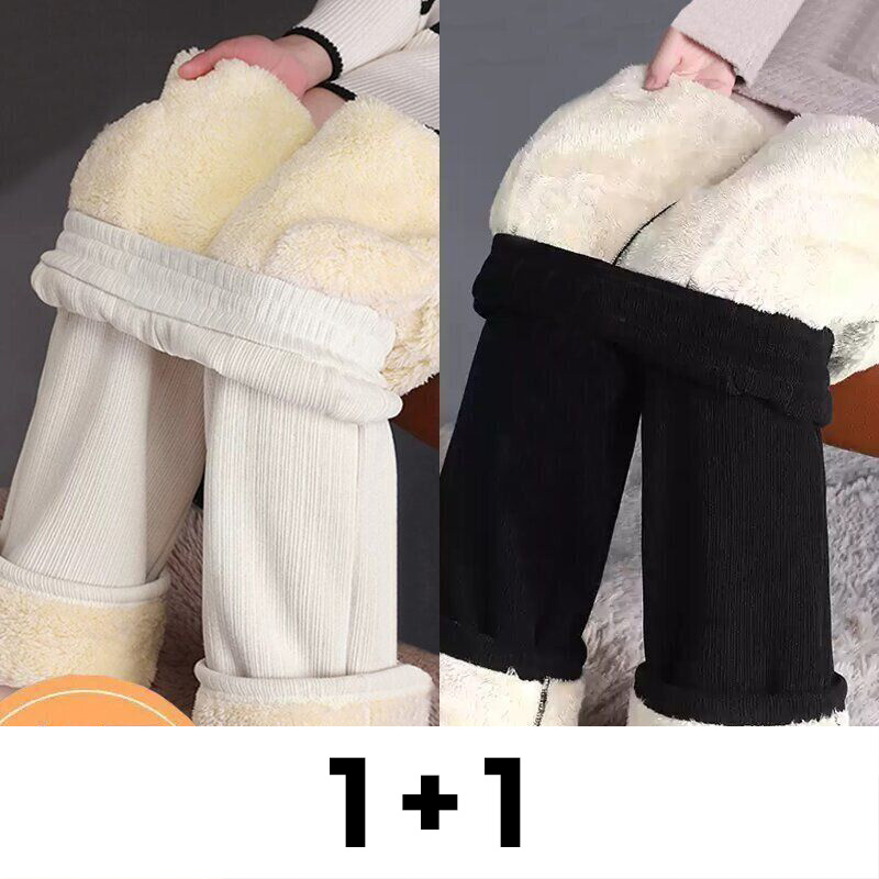 메인워크 1+1 여성 코듀로이 와이드 팬츠 가을 겨울 스웨이드 기모 도톰 캐주얼 골덴 스판 캐주얼 밴딩바지 2매입 19,640원