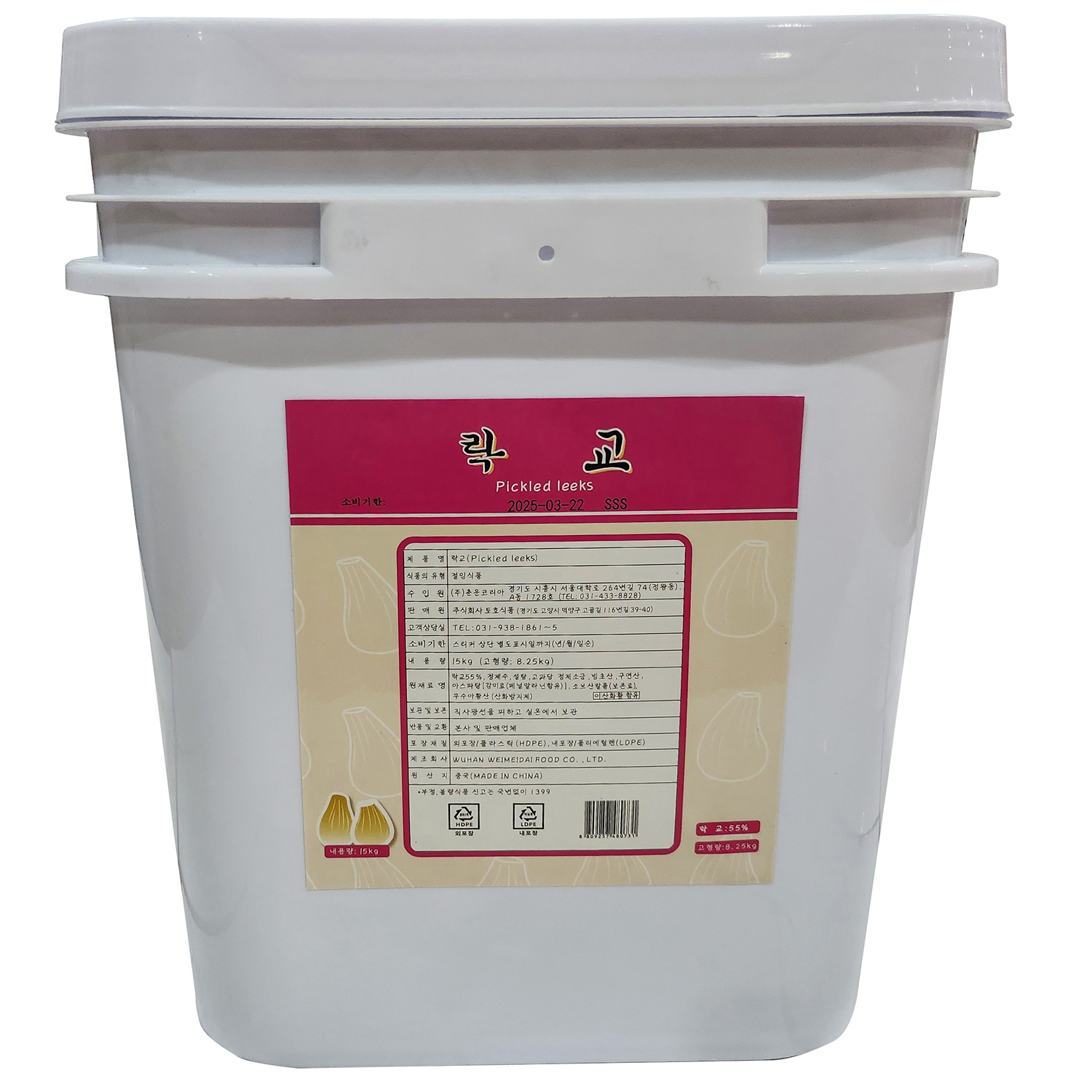 토호식품 락교 말통 55,000원