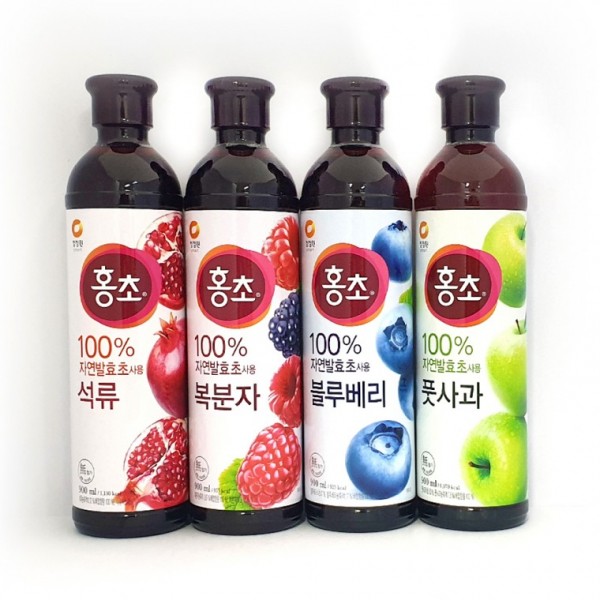 청정원 복분자 900ml 홍초 자연발효 블루베리 석류 사과 22,350원