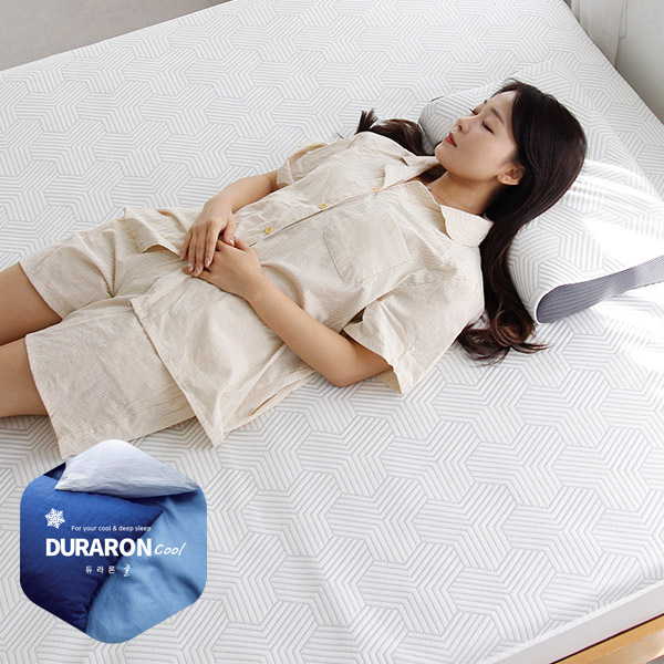 폴랑 듀라론 냉감 쿨 침대패드 슈퍼싱글 퀸 고정밴드, 휴비스 정품 100% 국내제작 48,660원