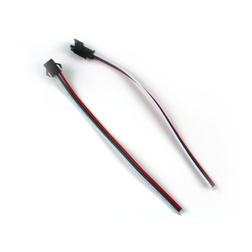 아두이노 JST 3핀 커넥터 케이블 암/수 세트(LED스트립용), 1개 2,200원