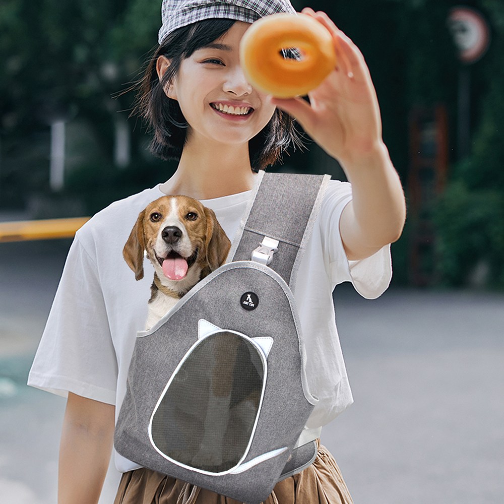 펫테일 강아지 슬링백 포대기 이동가방 프론트백 캐리어 소형 23,900원