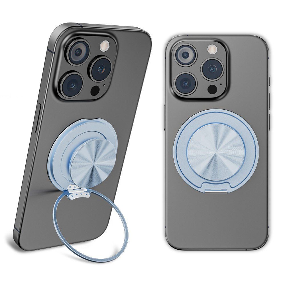 럭스폰 거울 거치대 브래킷 겸용 알루미늄 합금 핸드폰 미러링 강력 자력 맥세이프 그립톡 스마트톡, 1개, 블루 24,900원