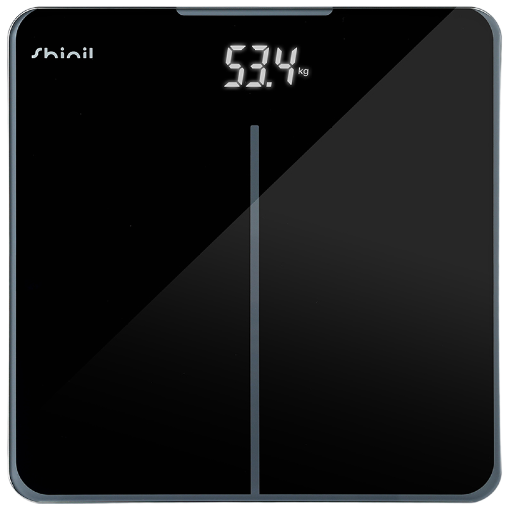 신일 전자식 강화유리 정밀 센서 슬림 체중계 6mm, SHM-5025, Black (검정), 1개 23,900원