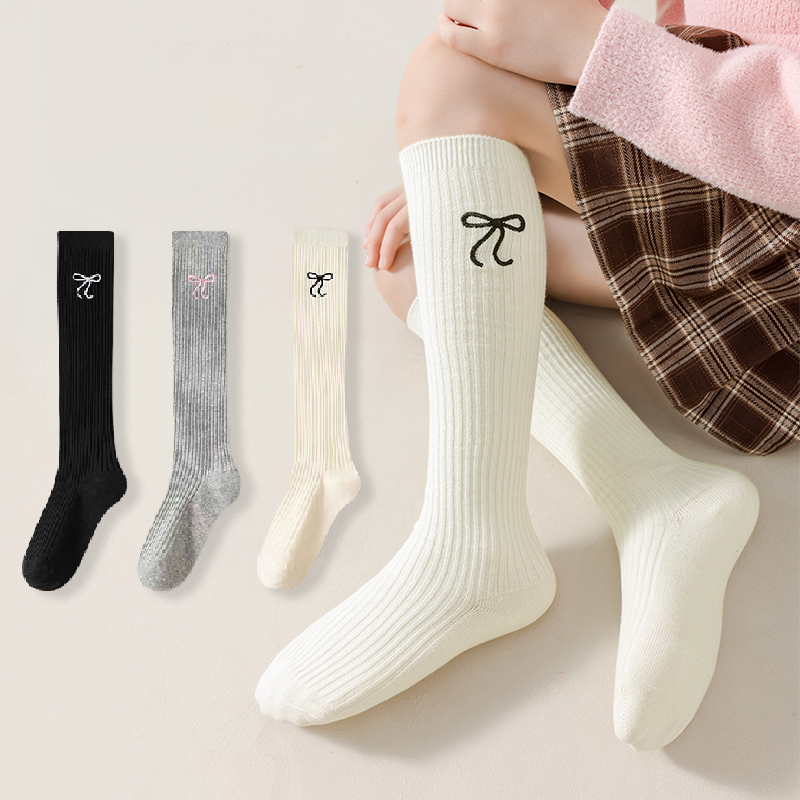 시너싹스 아동용 클래식 자수 리본 니삭스 3켤레 세트 9,900원