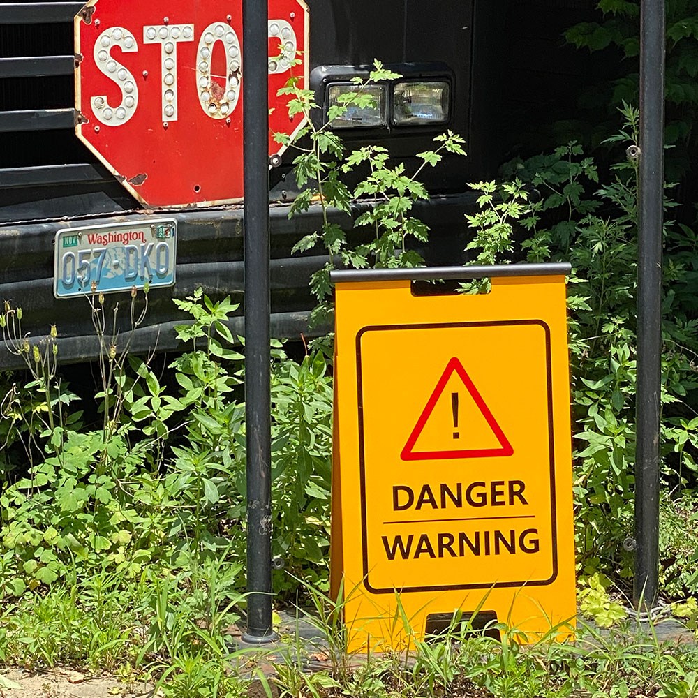 A형 철제 입간판 주차금지 금연 CCTV 위험 안내판 금지판 주의 출입금지 표지판 191,000원