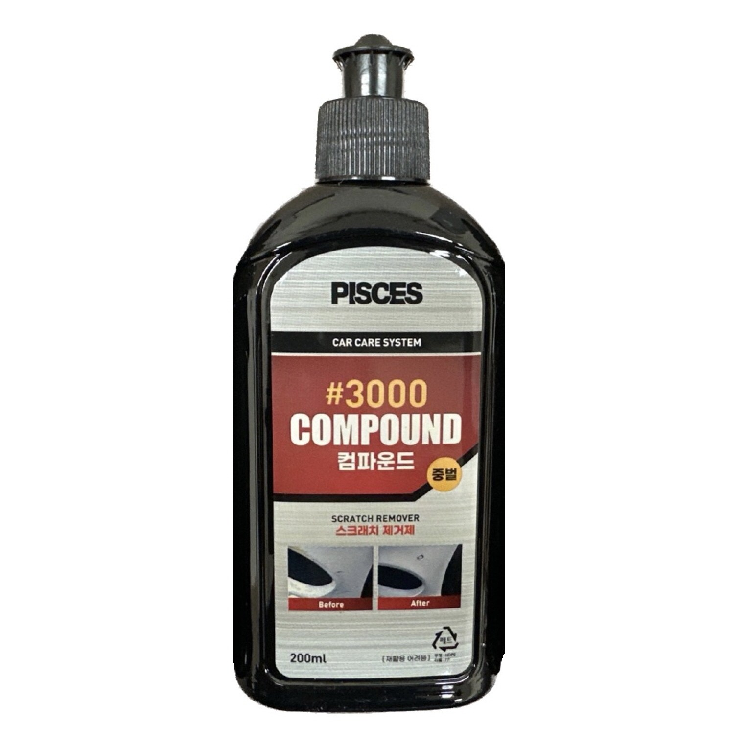 파이씨스통상 컴파운드 3000방 미세 흠집제거제 중벌 200ml 3,790원