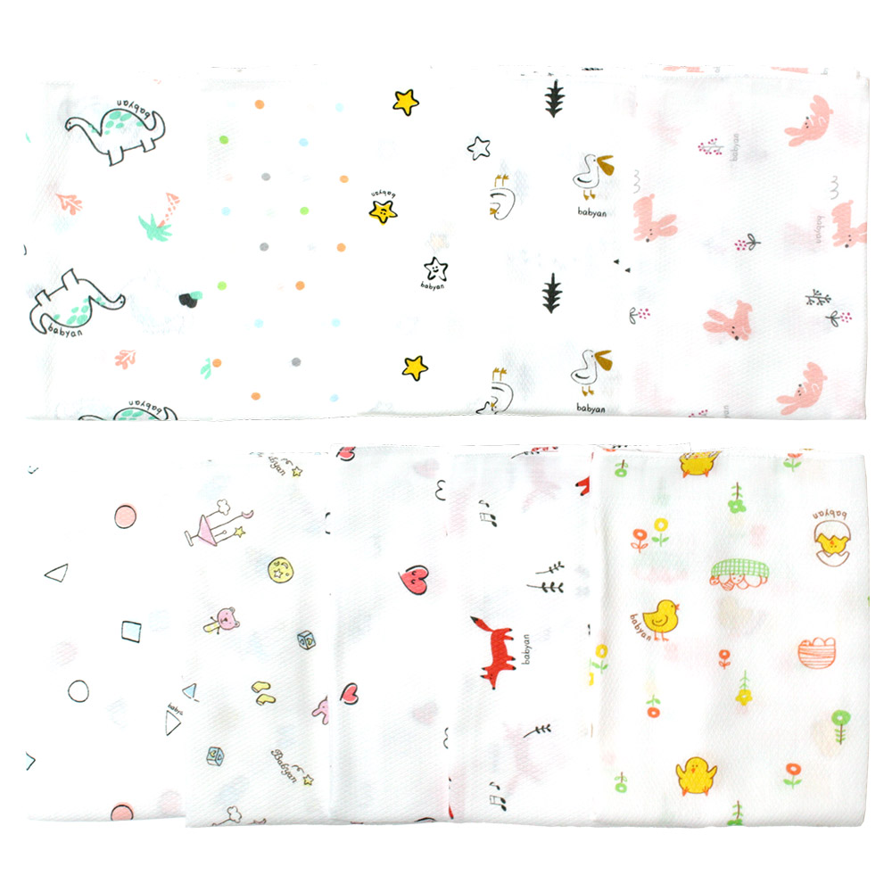 베이비앙 국내산 무형광 순면 나염 엠보손수건 혼합(랜덤발송) 30장~50장 52,900원