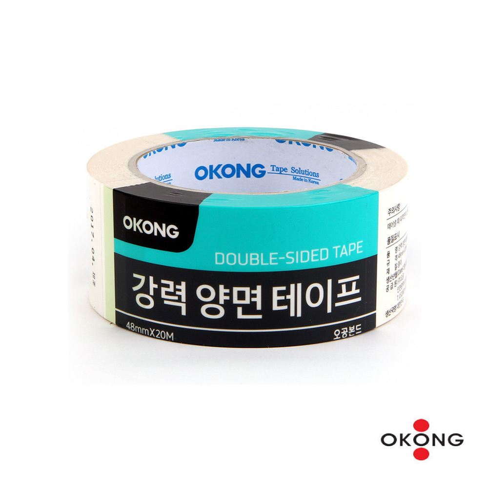 오공 강력 종이 양면 테이프 48mm x 20M 3,100원