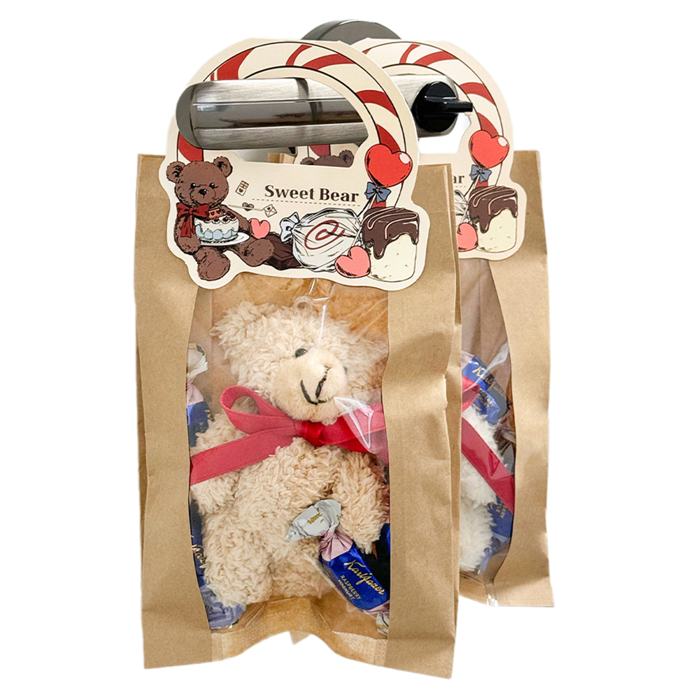 핸즈픽 퍼즈베어 핸들페이퍼 캔디포장 각대 비닐 종이손잡이 5,700원
