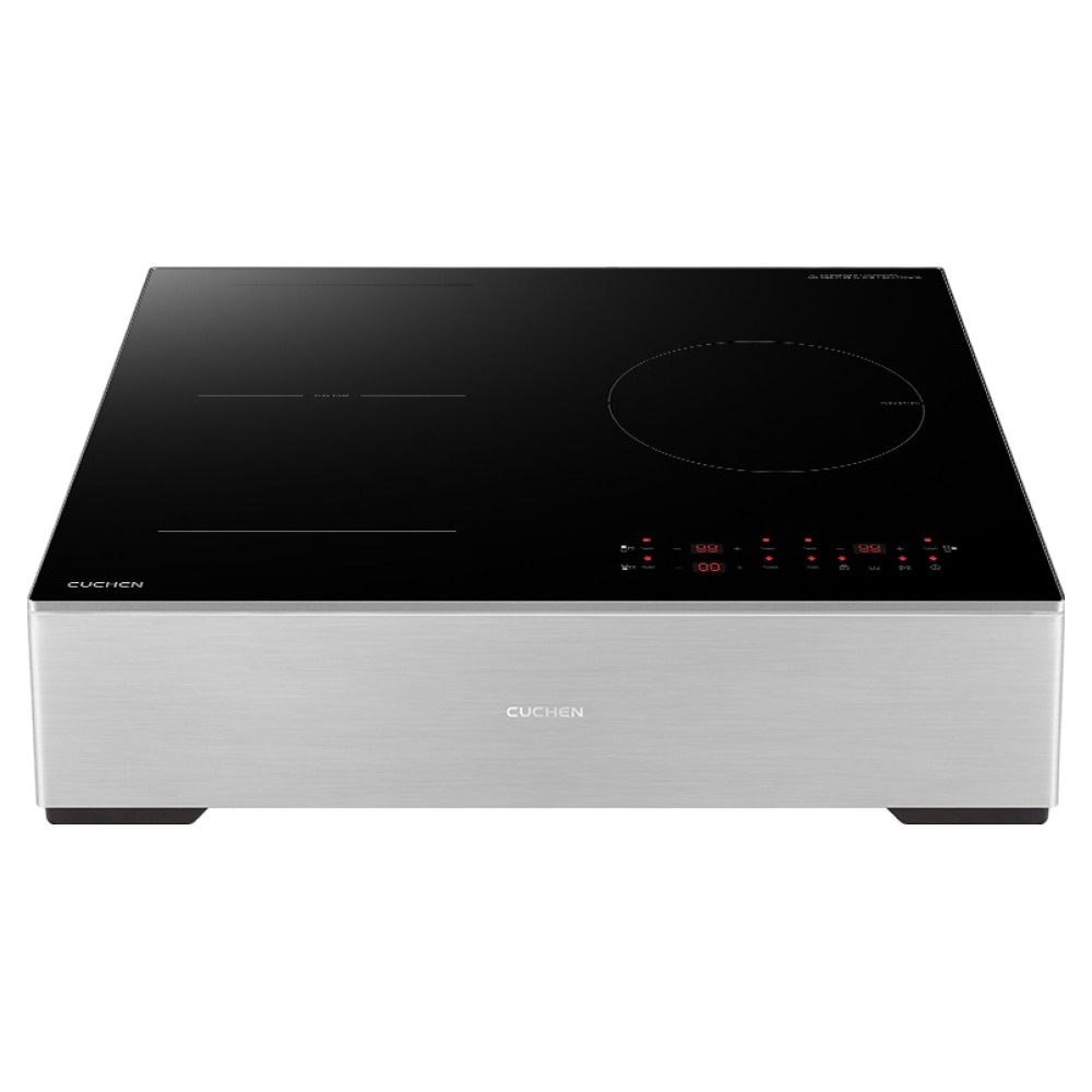 쿠첸 IH BLACK 3400 3구 인덕션 방문설치 + 스탠드케이스 실버 150mm 세트 방문설치 368,000원