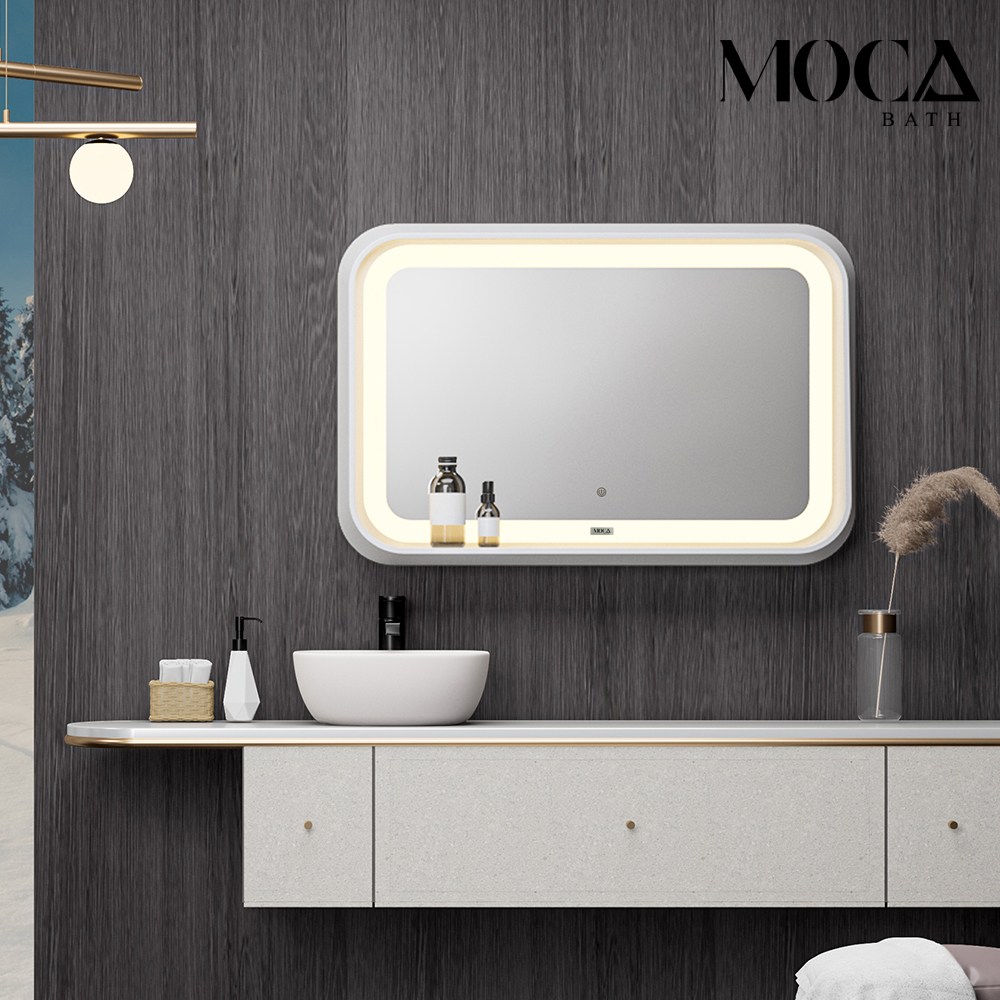 모카바스 힐라 시그니처 LED 선반형 조명 거울3색 밝기조절 505,100원