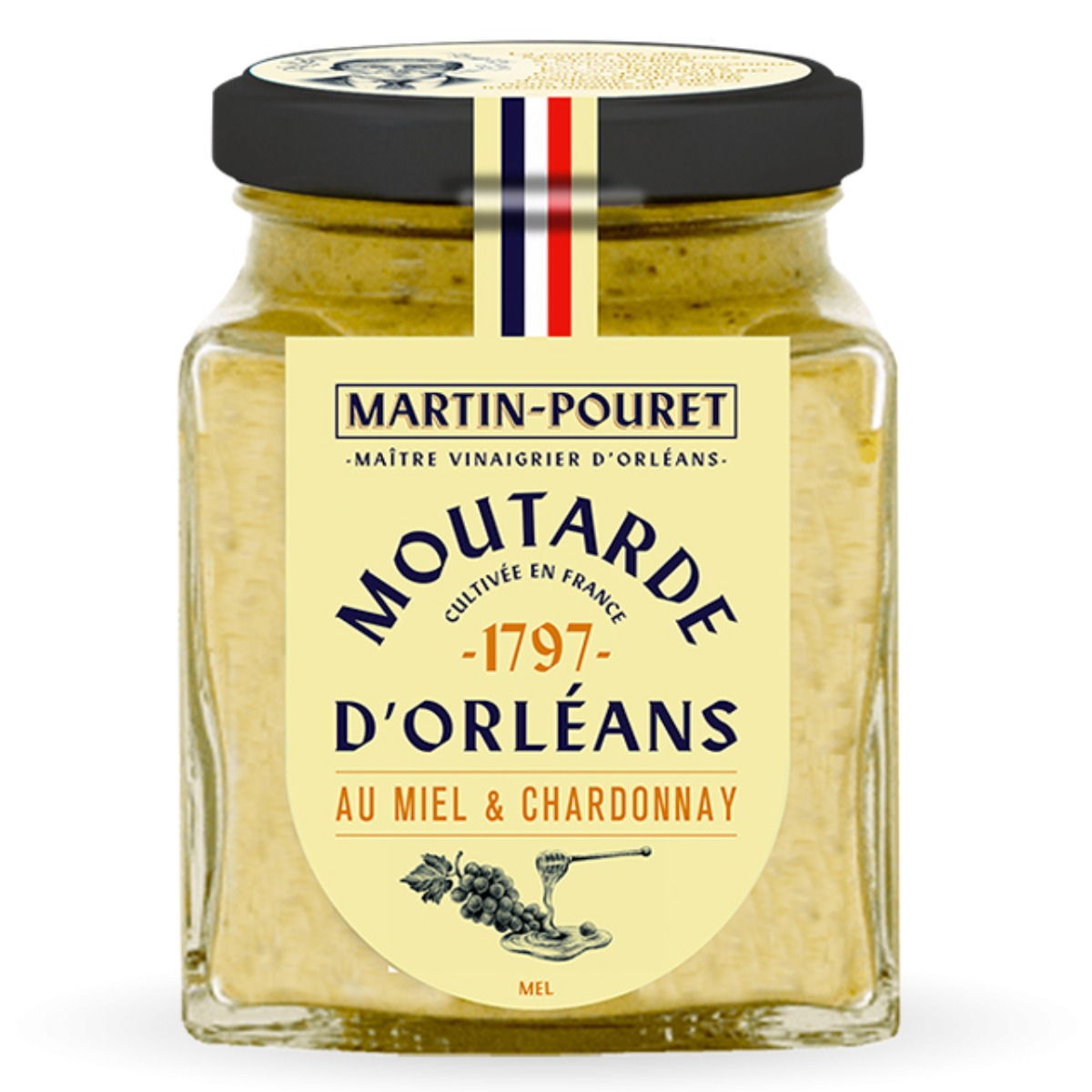 마틴푸레 프랑스산 오를레앙 미엘 샤르도네 홀그레인 머스타드, 1개, 200g 16,900원