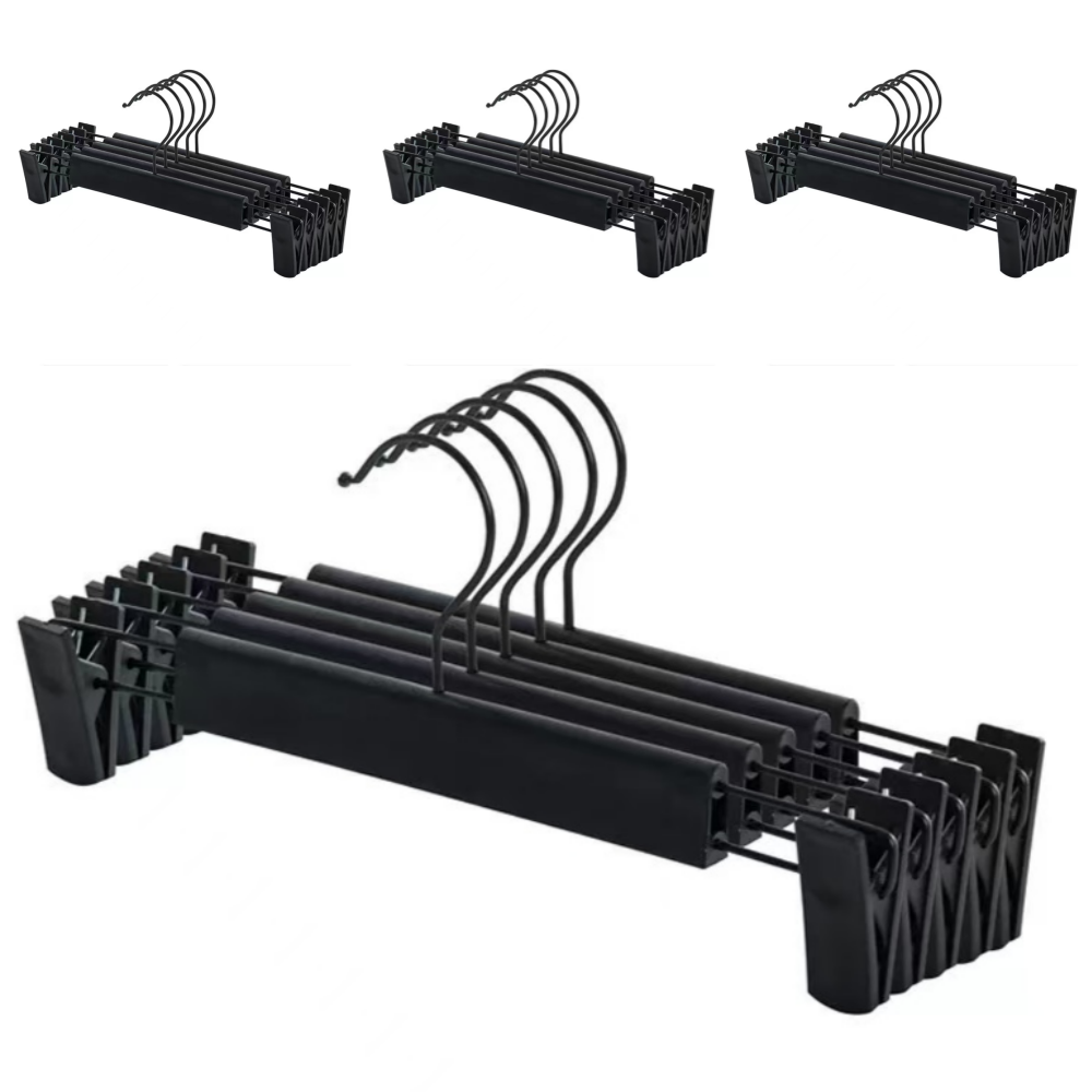 메르카 논슬립 고급형 집게 치마 바지걸이, 20개, 블랙 11,900원