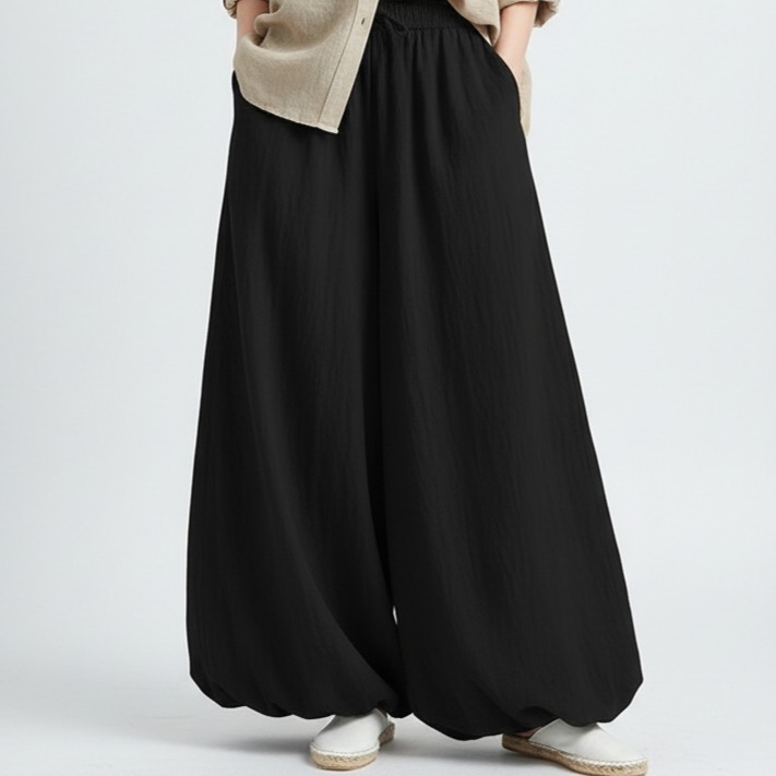 마켓피아 여성용 와이드 밴딩 벌룬핏 팬츠 17,450원