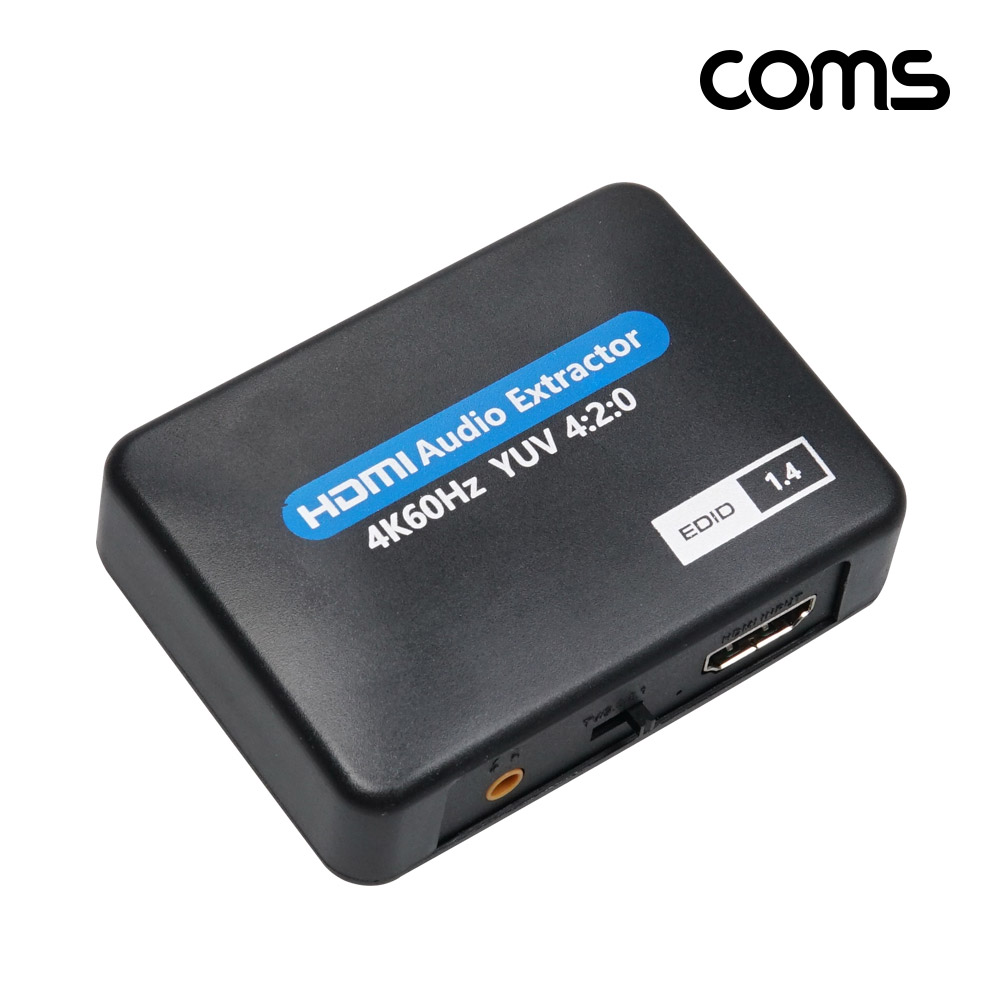Coms OU953 4K 60Hz HDMI to HDMI+SPDIF+스테레오 컨버터 오디오 신호분리 오디오출력스위치 17,430원