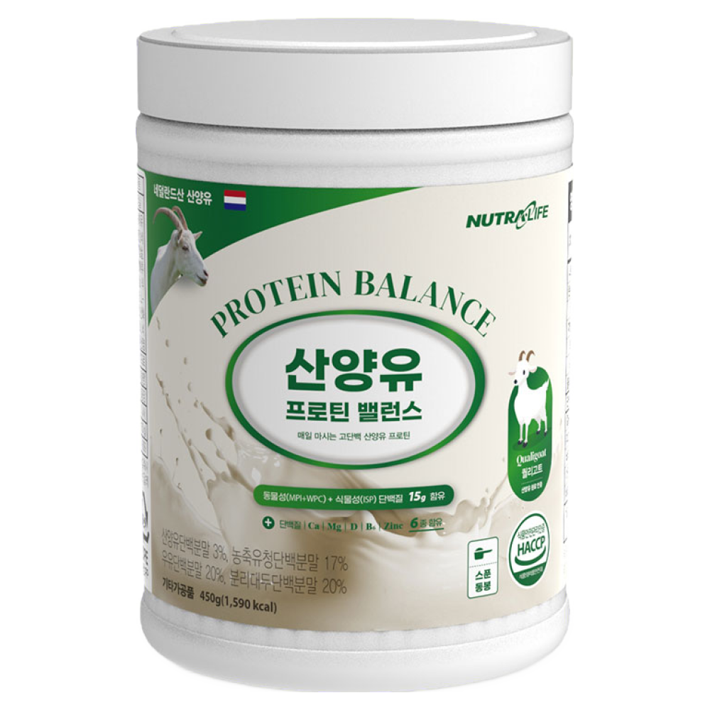 뉴트라라이프 산양유 프로틴 밸런스 450g (15일분), 1개, 450g 34,830원